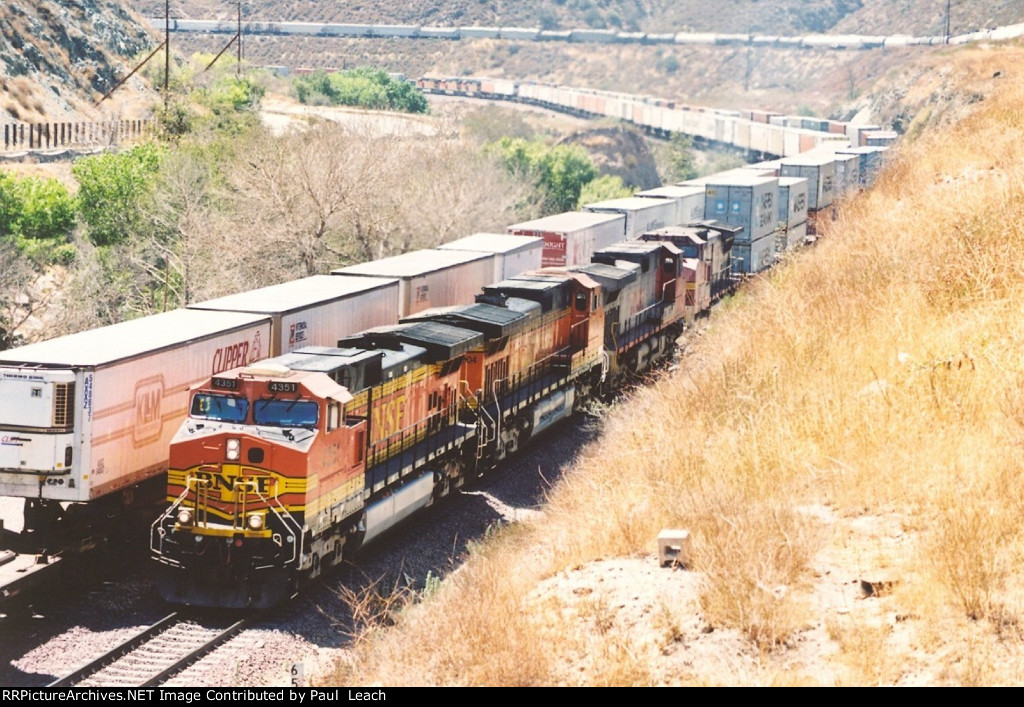 Eastbound stack train